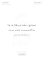 Sicut lilium inter spinas for female chorus a cappella (piano for rehearsal only) chorus score