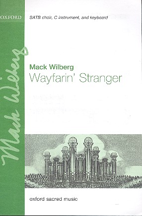 Wayfarin' Stranger for mixed chorus, c instrument and keyboard score