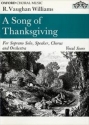 Vaughan Williams, Ralph A Song of Thanksgiving