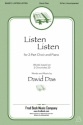 D.Das, Listen, Listen for 2-part choir and piano Chorpartitur