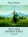 Franz Schubert: Fifty-nine Favorite Songs Voice, Piano Accompaniment Mixed Songbook