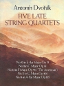 5 late String Quartets nos.10-14 op.51, op.61, op.96 (The American), op.106 and op.105 score