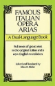 Ellen H. Bleiler, Famous Italian Opera Arias: A Dual-Language Book  Buch