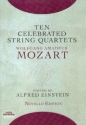 10 celebrated String Quartets  study score