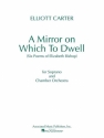 Elliott Carter, A Mirror On Which To Dwell Solo S + Chamber Orchestra Partitur