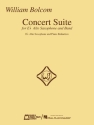 William Bolcom William Bolcom - Concert Suite Altsaxophon und Klavier Partitur