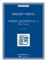 Bright Sheng, String Quartet No. 4 - Silent Temple Streichquartett Partitur + Stimmen