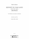 Mark Adamo, Kennst Du Das Land - Adamo Baritone Voice and Piano Buch