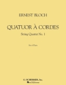 Ernest Bloch, Quatuor A Cordes Streichquartett Stimmen-Set