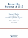 Samuel Barber, Knoxville: Summer of 1915 Concert Band and Soprano Partitur + Stimmen