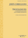 John Corigliano, Troubadours Guitar and Piano Buch