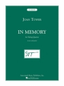 Joan Tower, In Memory Streichquartett Partitur + Stimmen