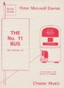 Peter Maxwell Davies: The No. 11 Bus Mezzo-Soprano, Tenor, Baritone Voice, Chamber Group Miniature Score