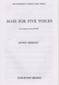 Lennox Berkeley: Mass For Five Voices Op.64 SATB Vocal Score