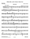 PRELUDE AND FUGUE FOR FUN FOR STRINGS,  PARTS PLAYSTRINGS MODERATELY EASY NO.8