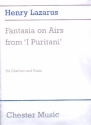 Fantasia on Airs from I Puritani for clarinet and piano Bradbury, Colin, ed