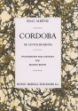 Isaac Albniz, Cordoba No.4 De Cantos De Espana (bitetti) Guitar Gitarre Buch