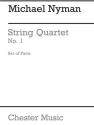 Michael Nyman: String Quartet No. 1 Parts String Quartet Instrumental Work