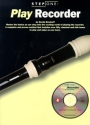 STEP ONE PLAY RECORDER BOOK FOR RECORDER AND WITH CD BURAKOFF, GERALD