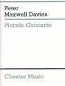 Peter Maxwell Davies: Piccolo Concerto (Study Score) Piccolo, Orchestra Score