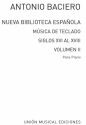 Nueva Biblioteca Espanola Vol.2 Klavier Buch