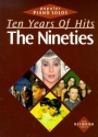 The Nineties: 10 Years of Hits popular piano solos