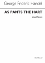 Georg Friedrich Hndel, As Pants The Hart Soprano Alto Tenor Bass Voice SATB Organ Accompaniment Buch