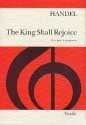 The king shall rejoice for 4-part mixed chorus and piano, score