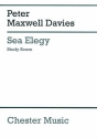 Peter Maxwell Davies: Sea Elegy (Study Score) SATB, Orchestra Study Score