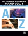 The ultimate Song Pages: Piano vol.1 songbook piano/vocal/guitar