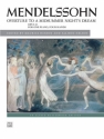 Ouverture to a Midsummer Night's Dream op.21 for piano 4 hands score