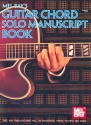 Guitar Chord Solo Manuscript Book