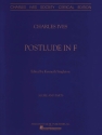 Charles E. Ives, Postlude In F Orchestra Partitur + Stimmen