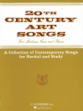 Twentieth Century Art Songs for Recital and Study Medium Voice and Piano Buch