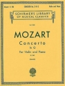 Concerto g Major KV216 for Violinand Orchestra for violin and piano