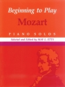 Wolfgang Amadeus Mozart, Beginning to Play Mozart Klavier Buch