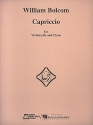 William Bolcom Capriccio for Violoncello and Piano Cello und Klavier Buch