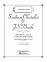 Johann Sebastian Bach, Sixteen Chorales - Baritone I (Bass Clef) Baritone I [Bass Clef] Part Stimme