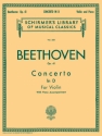 Ludwig van Beethoven, Violin Concerto In D Major Op. 61 Violine und Klavier Buch