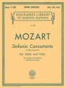 Wolfgang Amadeus Mozart, Sinfonia Concertante Violin, Viola and Piano Partitur + Stimmen