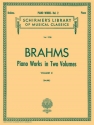 Johannes Brahms, Piano Works Volume 2 Klavier Buch