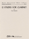 Victor Polatschek, 12 Etudes for Clarinet Klarinette