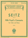 Pupil's Concerto in D Major No.5 op.22 for violin and piano