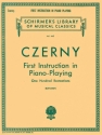 Carl Czerny, First Instruction In Piano Playing Klavier Buch