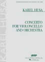 Karel Husa, Concerto for Violoncello and Orchestra Cello and Orchestra Partitur