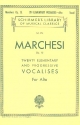 20 elementary and progressive Vocalises op.15 for alto (it/en)