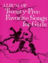 Album of 25 Favorite Songs for Girls (Revised) Vocal and Piano Buch