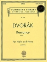 Romance op.11 for violin and piano