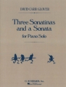 David Carr Glover, Three Sonatinas And A Sonata Klavier Buch