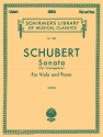 Franz Schubert, Sonata Per Arpeggione D.821 Viola und Klavier Buch